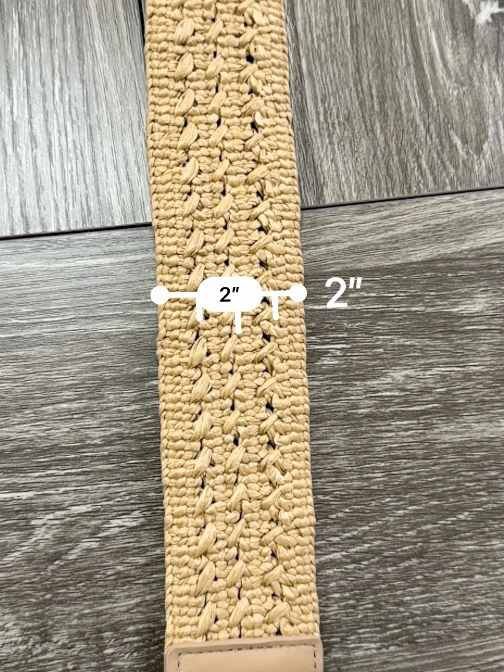 House of Harlow 1960 Beige Woven Belt with Gold Buckle Size M New